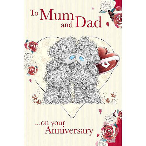 Mum & Dad Anniversary Me to You Bear Card £3.59